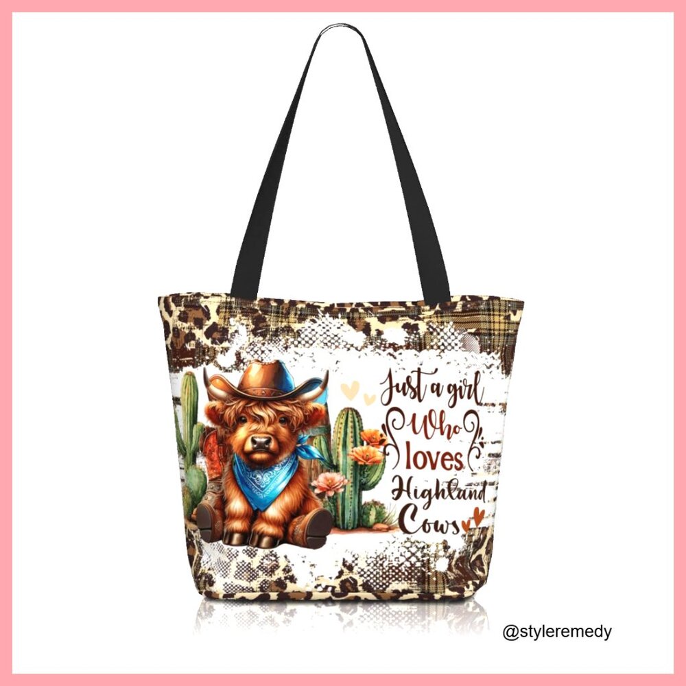 Polyester Tote Bag with Zipper Closure for Travel and Shopping